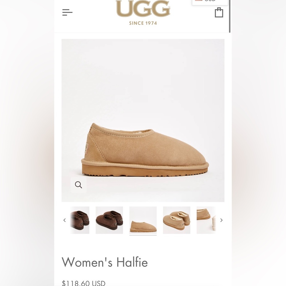 Ugg Since 1974 Women’s Halfie Size 8